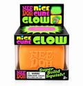 NeeDoh Nice Cube Glow – Super Solid Squish