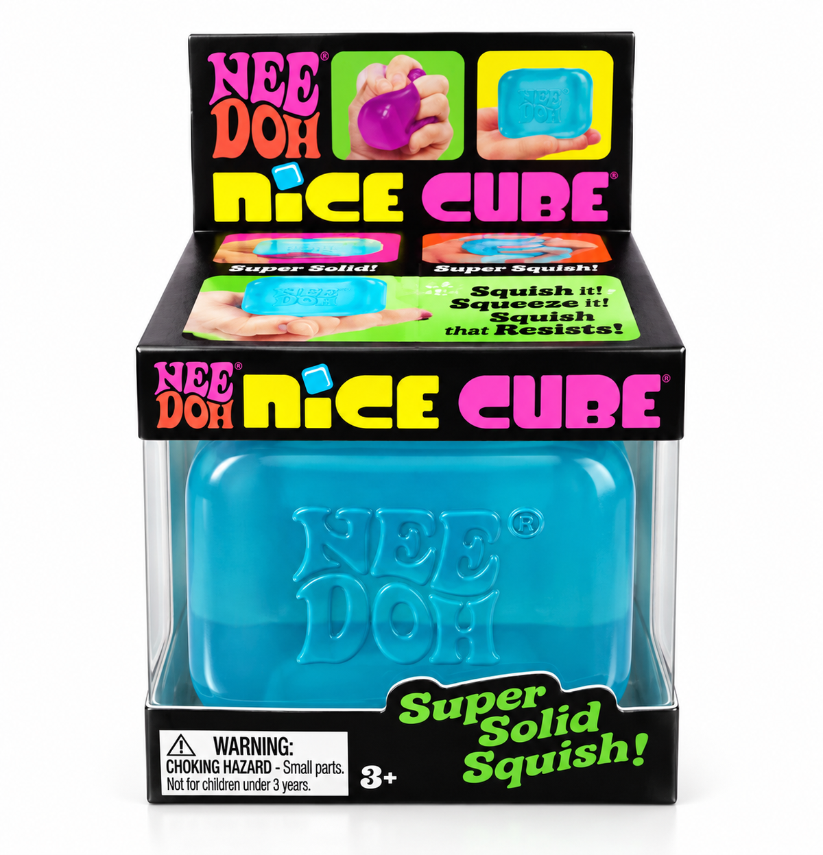 NeeDoh Nice Cube – Super Solid Squish