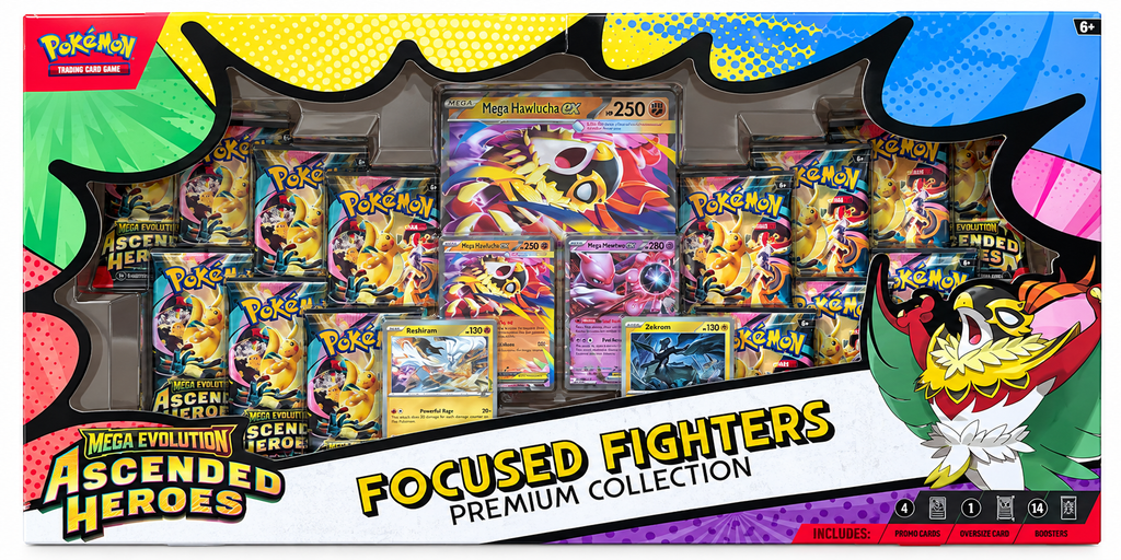 Pokémon TCG: Mega Evolution—Ascended Heroes Focused Fighters Premium Collection