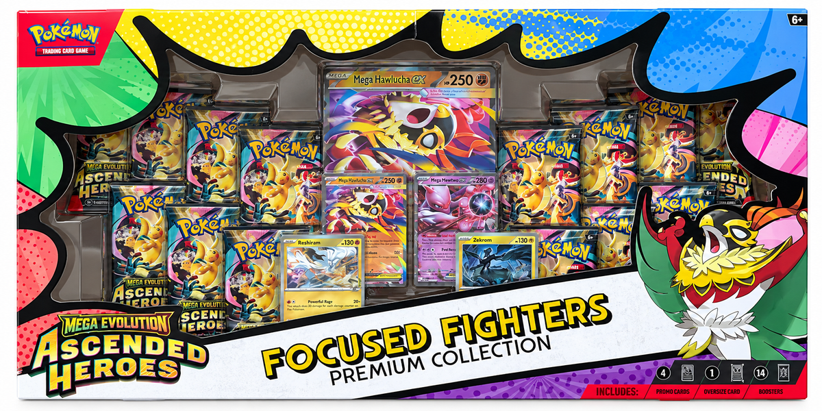Pokémon TCG: Mega Evolution—Ascended Heroes Focused Fighters Premium Collection