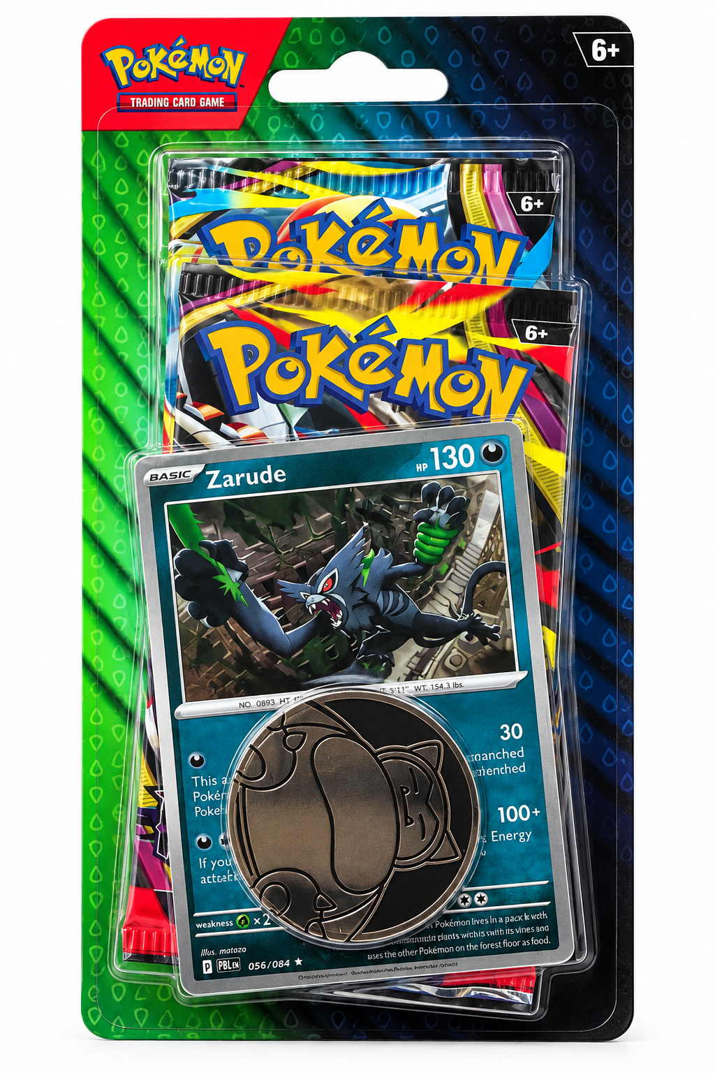Pokémon TCG: Mega Evolution – Zarude 2-Pack Blister w/ Promo & Coin