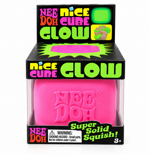 NeeDoh Nice Cube Glow – Super Solid Squish