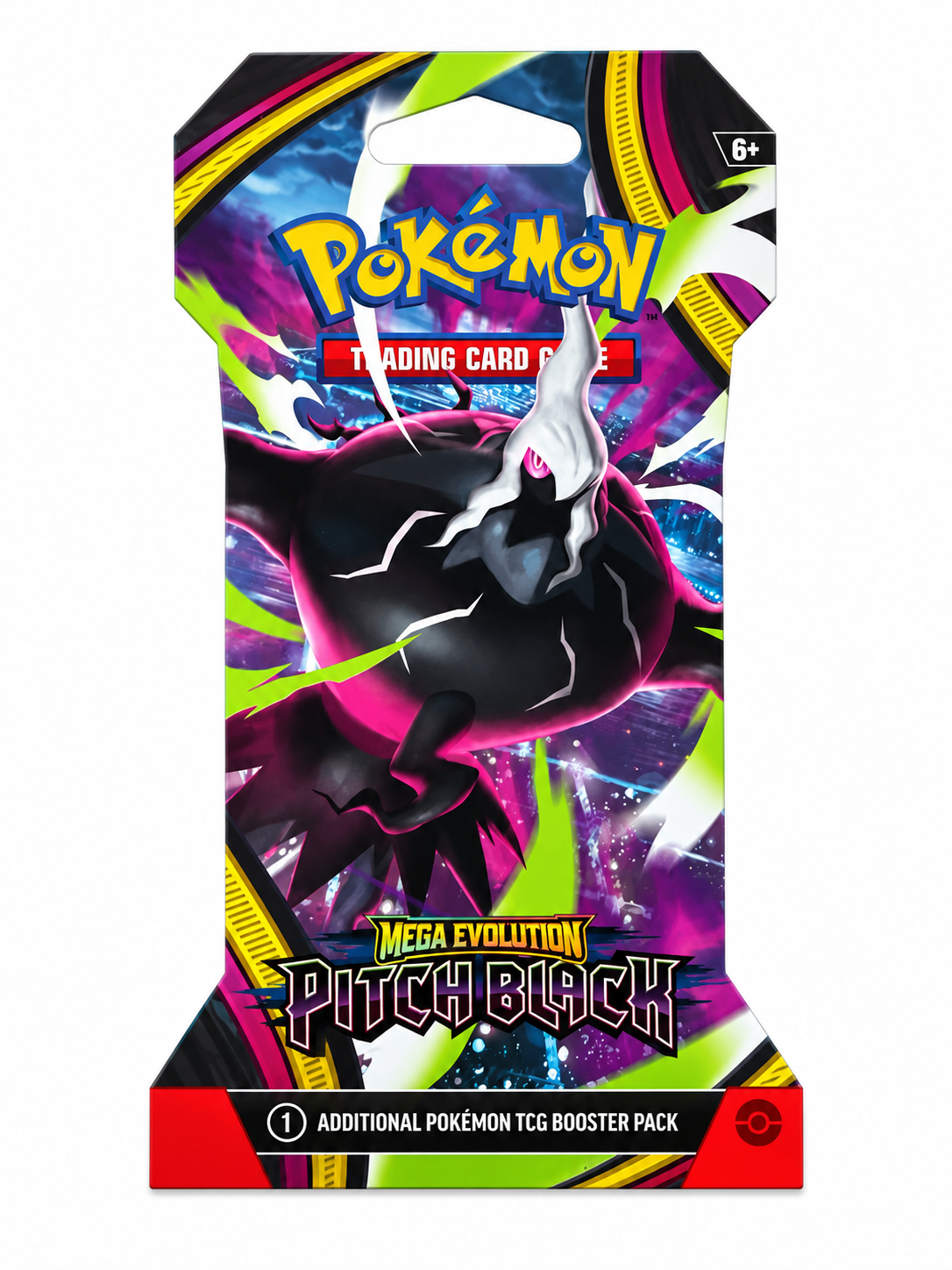 Pokémon TCG: Mega Evolution – Pitch Black Sleeved Booster Pack