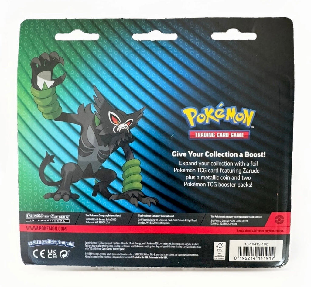 Pokémon TCG: Mega Evolution—Chaos Rising & Pitch Black 2-Pack Blister – Zarude